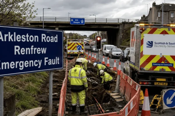 arkleston road renfrew emergency fault