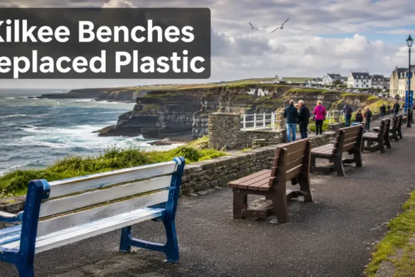 kilkee benches replaced plastic