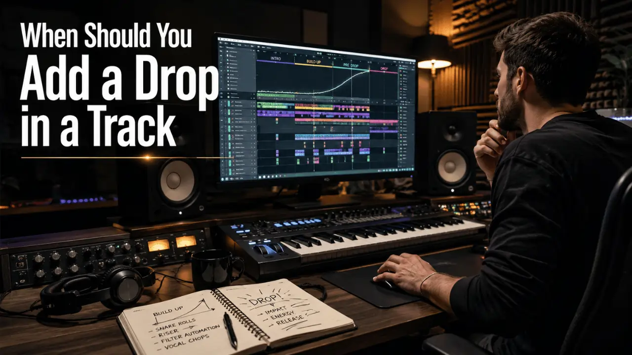 when should you add a drop in a track