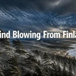 wind blowing from finland